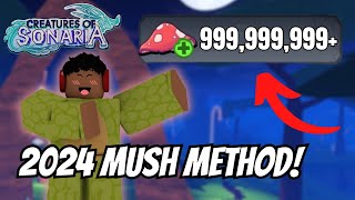 INSANE Mushroom Method 2024  Creatures of Sonaria [upl. by Aram221]