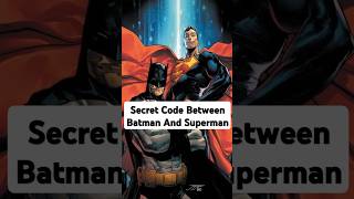 Batman and Superman’s Secret Code You Won’t Believe This shorts [upl. by Lucania]