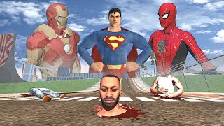 Franklin become super hero to fight super hero in Indian bike driving 3d [upl. by Eisenstark484]