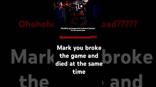 Markiplier gets jumpscared in pizzeria simulator for the second time markiplier fnaf6 [upl. by Wilden377]