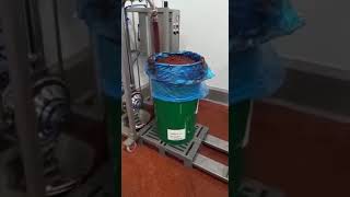 Full Video of emptying concentrate tomato puree from 240 Kg taper drum [upl. by Studnia]