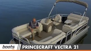 2015 Princecraft Vectra 21 Pontoon Boat Review Performance Test [upl. by Ingles]