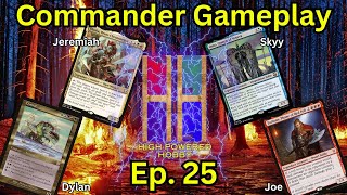 Commander Gameplay Ep25 Torbran Burn v Omo Slivers v Obeka end turn v Cromat Mutate MTG EDH [upl. by Banyaz]