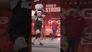 Mateusz Kieliszkowski  Steinstossen Stone Throw  2023 Arnold Strongman Classic [upl. by Larrisa178]