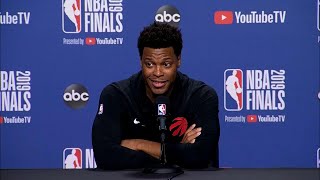 Kyle Lowry reacts to young reporters question [upl. by Lenahs]