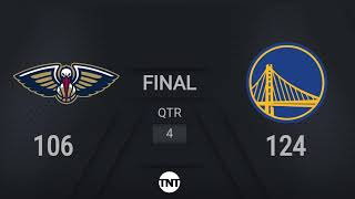 New Orleans Pelicans  Golden State Warriors Live Scoreboard [upl. by Urbanus186]