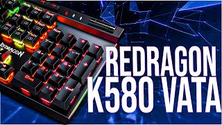 TECLADO REDRAGON K580 VATA RGB VALE LA PENA EN 2024 [upl. by Jardena]