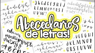 Abecedario de LETRAS BONITAS ✄ Barbs Arenas Art [upl. by Saiasi]