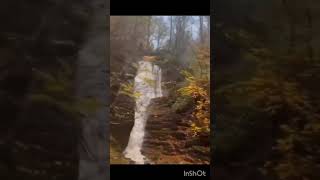 Natures Intrusion The Enigmatic Waterfall Amidst the Road [upl. by Reltuc]