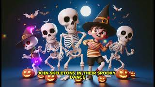 quotChumbala Cachumbala Spooky Skeleton Dance Halloweenquot Cartoon Nursery Song with Lyrics kids [upl. by Ecaidnac]