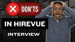 AVOID These 5 HireVue Interview Mistakes [upl. by Andaira]