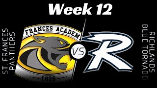 EPSL HS Series St Frances Academy vs Richlands High School Week 12 [upl. by Opportina107]