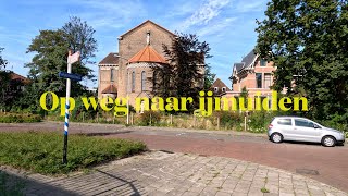 Fietstocht van Velsen noord naar ijmuiden en door naar het strand [upl. by Nwhas]