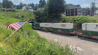 Intermodal Exits Gallitzin Tunnel and Passes Tunnel Inn Eastbound [upl. by Jock]