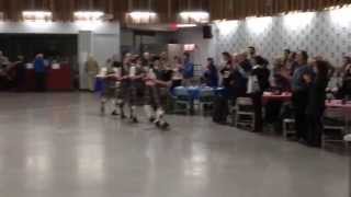 Arran Campbell Memorial Pipe Band Bring in the Haggis [upl. by Sharai552]