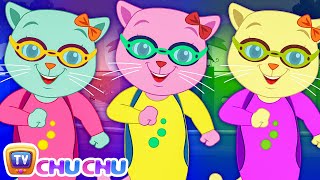 Three Little Kittens Went To The Swimming Pool SINGLE  Nursery Rhymes by Cutians  ChuChu TV Kids [upl. by Yellah]