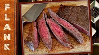 QUICK amp EASY FLANK STEAK RECIPE  OVEN BAKED  BEST WAY TO COOK FLANK STEAK INDOORS [upl. by Shirline]