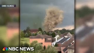 Tornado rips through Western Pennsylvania leaving trail of destruction in its wake [upl. by Dranyl730]