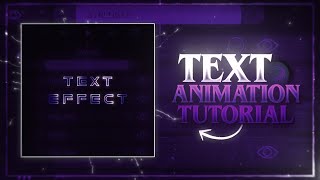 TEXT EFFECT ANIMATION TUTORIAL \  alight motion [upl. by Einnek489]