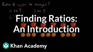 Introduction to ratios  Ratios rates and percentages  6th grade  Khan Academy [upl. by Castra]