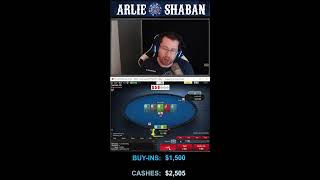 3 PODIUM FINISHES  MONDAY POKER TOURNAMENTS [upl. by Hakaber]