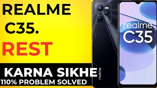 Realme c35 factory reset kaise kare  Realme c35 reset kaise kare  in Hindi 2024All solution [upl. by Celestina]