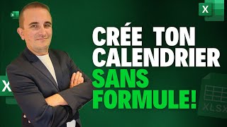 Crée un Calendrier 2025 en Quelques Secondes et Sans Formule avec Excel [upl. by Tybi]