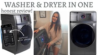 WASHER DRYER ALL IN ONE  Honest Review Not Sponsored  GE UltraFast AllInOne Unit  Ventless [upl. by Everrs]