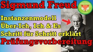 Sigmund Freud INSTANZENMODELL Ich Es ÜberIch PSYCHOANALYSE  Heilpraktiker Psychotherapie [upl. by Aneetsirk]