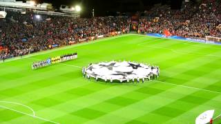 UEFA Champions League Anthem at Old Trafford [upl. by Atiuqrahs721]