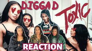 DIGGA D  Toxic Official Music Video REACTION  😡😏🙄 [upl. by Omolhs]