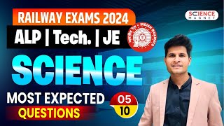 Railway Exams 2024🔥RRB ALPTechJE 🎯Science Most Expected Questions  Class5 neerajsir [upl. by Cochrane]