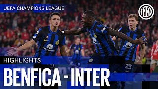 WHAT A COMEBACK 🤯🖤💙  BENFICA 33 INTER  HIGHLIGHTS  UEFA CHAMPIONS LEAGUE 2324 ⚽⚫🔵 [upl. by Akiras]