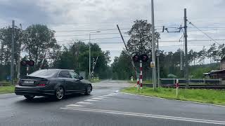 Namyślin przejazd kolejowy railway crossing 4K [upl. by Druce903]