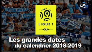 L1OM  les grandes dates du calendrier 201819 [upl. by Hills]