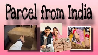 First Parcel Opening From India harmanvlogs♥️ [upl. by Lleuqram562]