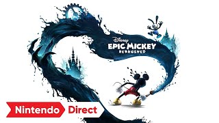 Disney Epic Mickey Rebrushed  Announcement Trailer  Nintendo Switch [upl. by Hattie]