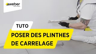 Comment poser vos plinthes de carrelage   Weber [upl. by Siegler637]