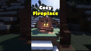 How to make a Cozy Fireplace no commentary shorts gaming minecraft [upl. by Adnuhsal]