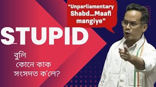 Who called Stupid to whom in the Parliament [upl. by Emoryt158]