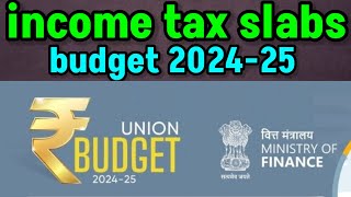 new income tax slabs  new standard deduction  budget 202425 [upl. by Conners]