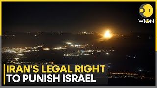 IsraelIran war Irans asserts legal right to punish Zionist regime  Latest English News  WION [upl. by Milford]