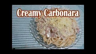 CARBONARA RECIPE FILIPINO STYLE [upl. by Brentt]