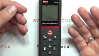 Review UNIT UT391 Laser Distance Meter  Electronic tape measure [upl. by Pierce]