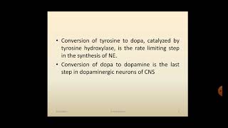 Sympathomimetic Drugs1  synthesis of catecholamines Receptors [upl. by Aenotna]