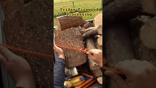 Friday Firewood Processing youtube youtubeshorts shorts husquvarna firewoodfriday fun [upl. by Rodman]