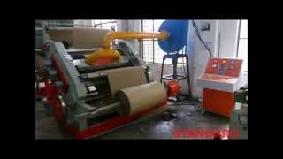 High Speed Fingerless Single Facer Paper Corrugation Machine Paper corrugated box making machine [upl. by Couhp]