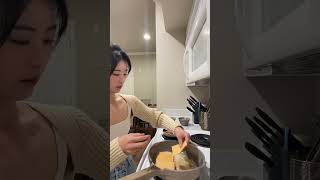 Make Kimchi Grilled Cheese with me [upl. by Ahsinrad]