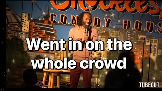 Comedian goes off on the crowd cause they weren’t laughing😂 [upl. by Wootten613]