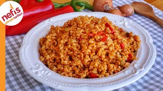 Lokanta Usulü Bulgur Pilavı  Ölçüsü Asla Şaşmaz 💯 [upl. by Oirelav]